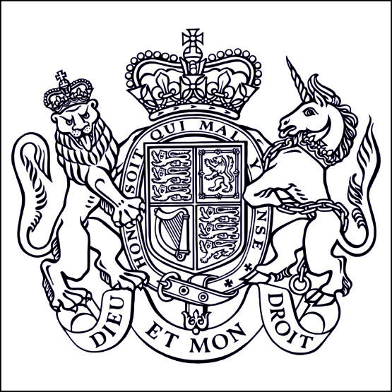 Wappen mit 2 Schildhaltern in Stein